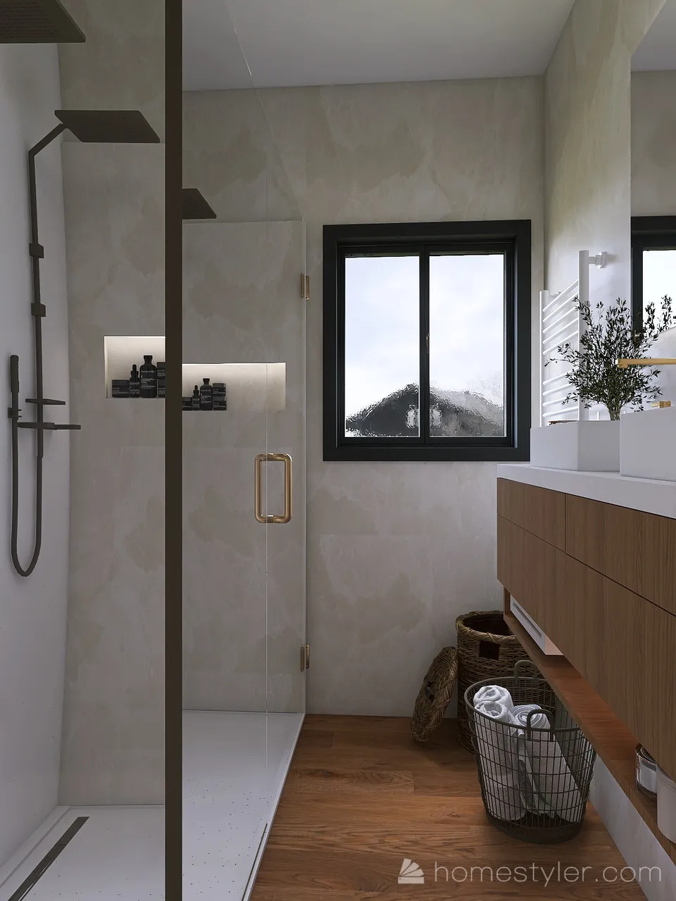 Bathroom 3d design renderings