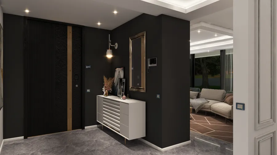 Living Room , Kitchen , lounge 3d design renderings