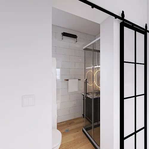 מקלחת וחדר שגי Design Rendering