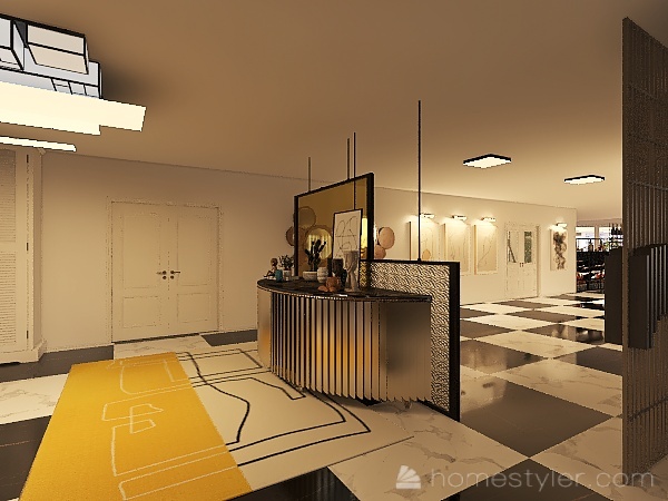 Penthouse with pool 3d design renderings