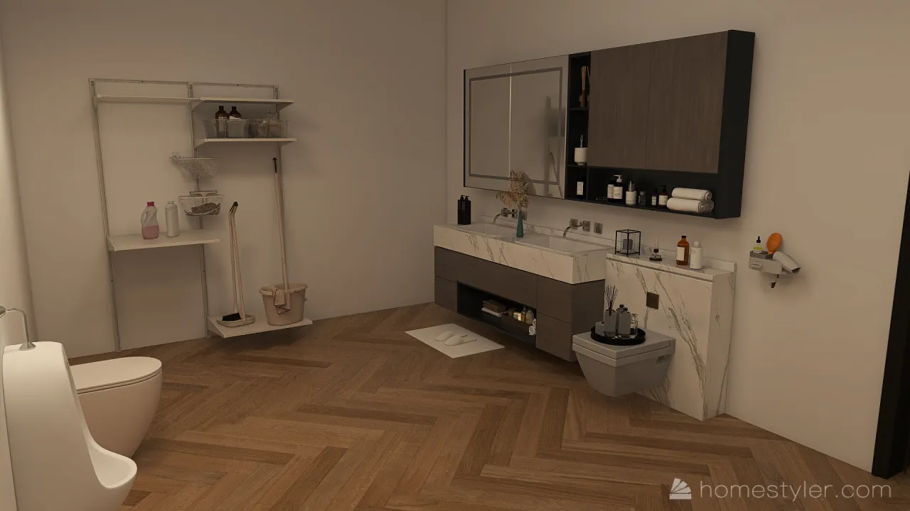 Bathroom 3d design renderings