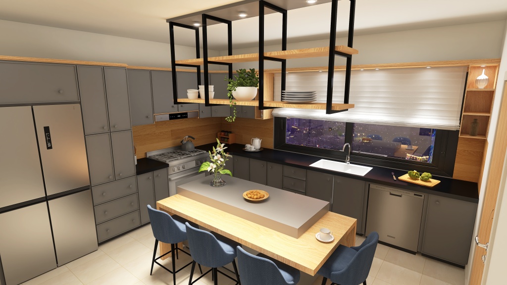 Kitchens Designs 3d design renderings