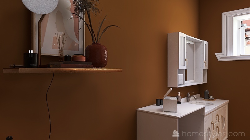 Modern Bohemian home 3d design renderings