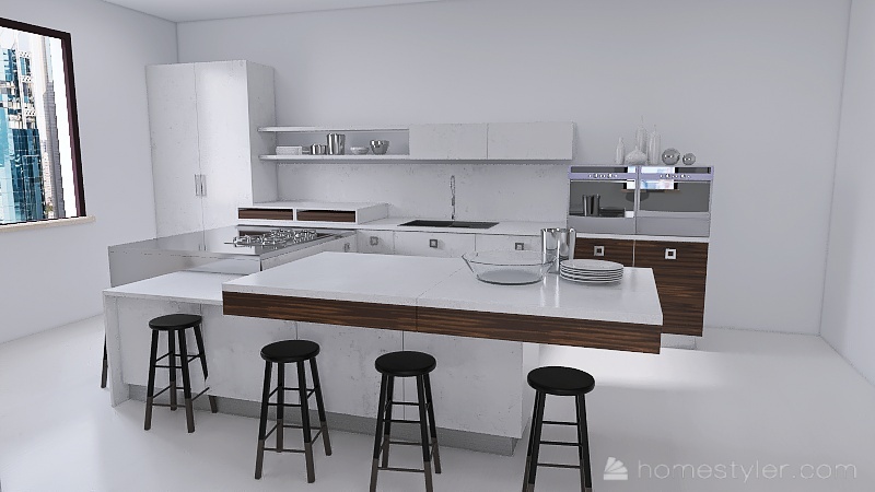【System Auto-save】Couples Condo 3d design renderings