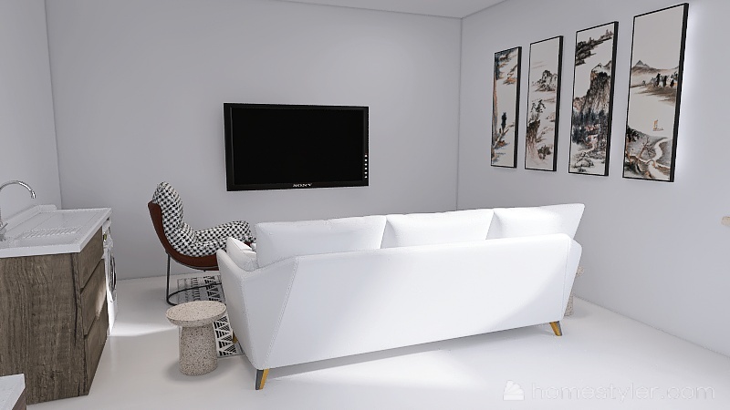 【System Auto-save】Couples Condo 3d design renderings