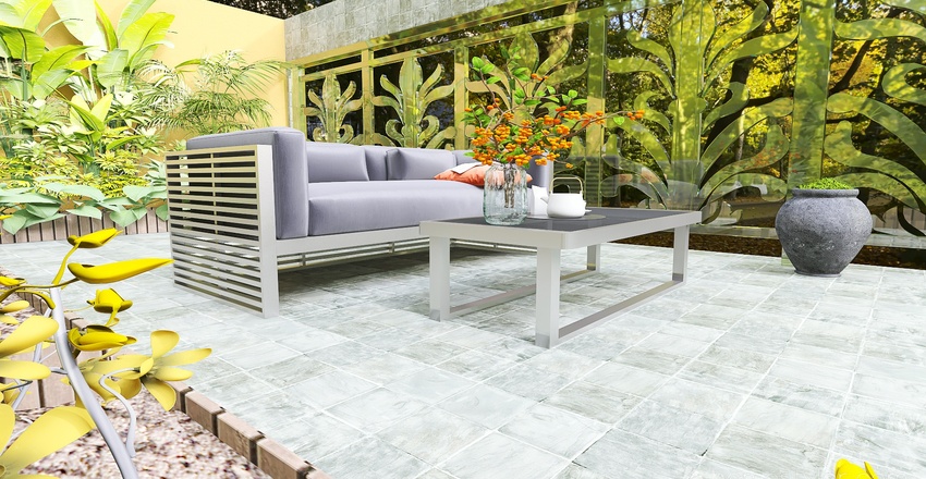 Terrace 3d design renderings