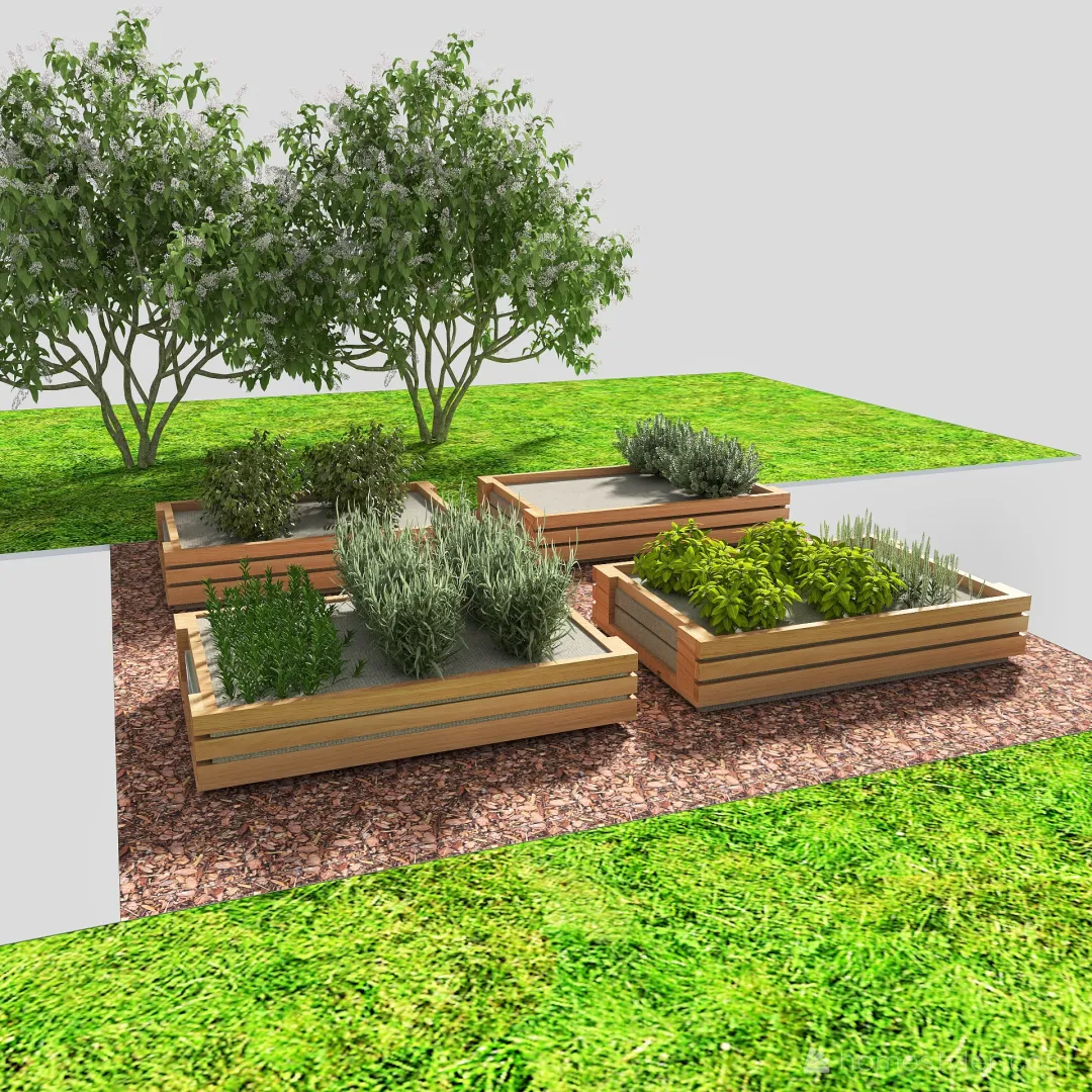Ogród 3d design renderings