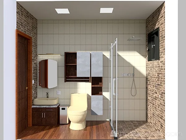 Baño Principal 3d design renderings