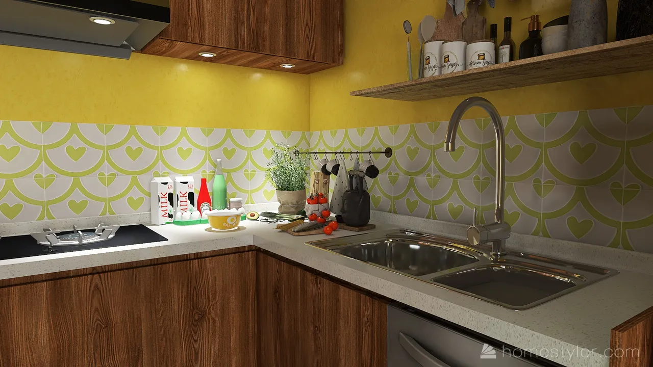 Kitchen 3d design renderings