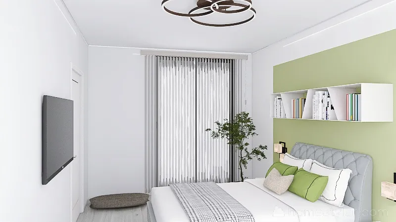 Copy of The bedroom for Helen 3d design renderings