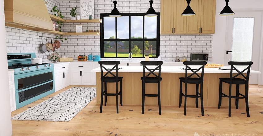 Modern Farmhouse 3d design renderings