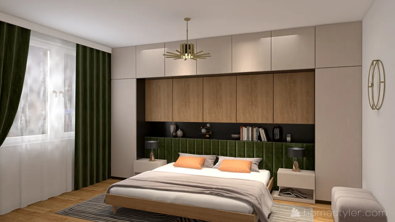 Apartament Str. Portelanului 3d design renderings