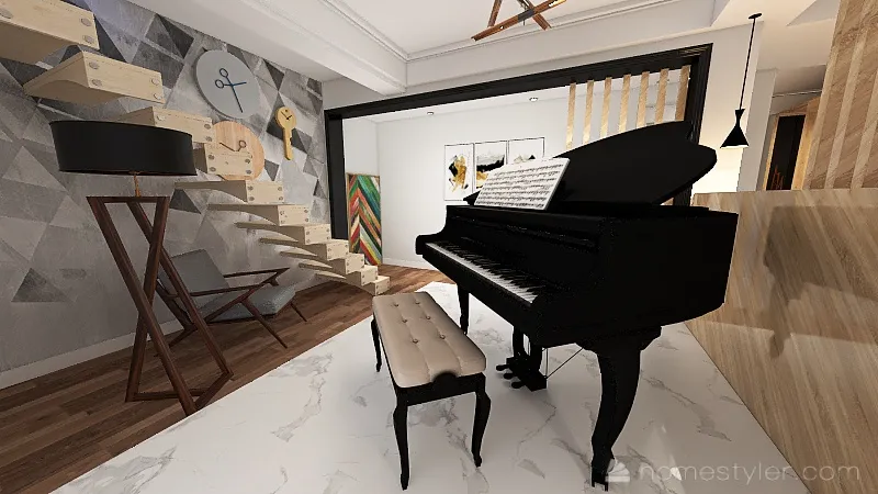 Instrument Room 3d design renderings