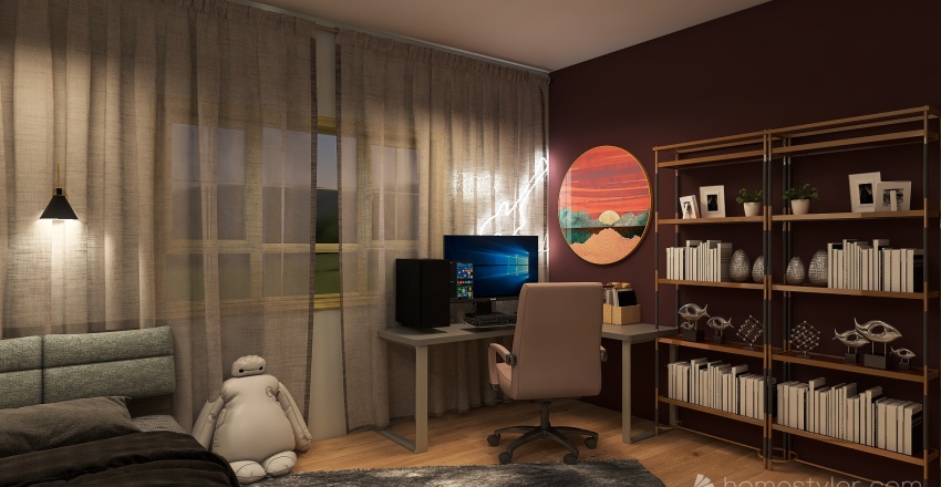 Meu quarto (Na casa do meu pai) 3d design renderings