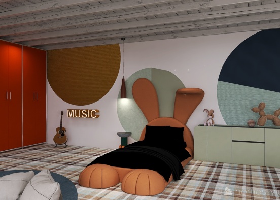 #EasterDayContest - A Kid´s Room Design Rendering