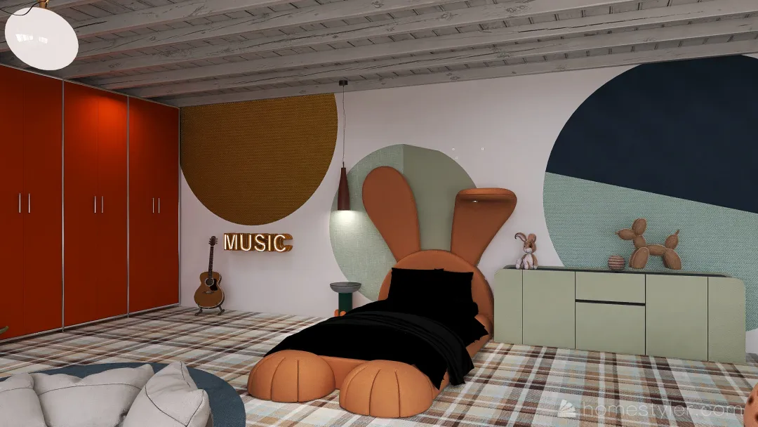 #EasterDayContest - A Kid´s Room 3d design renderings