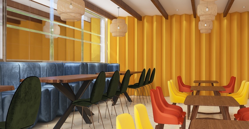 #CafeContest Honey Cafe 3d design renderings