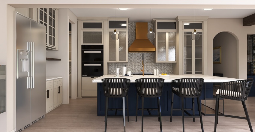 Hawkinson Kitchen 3d design renderings