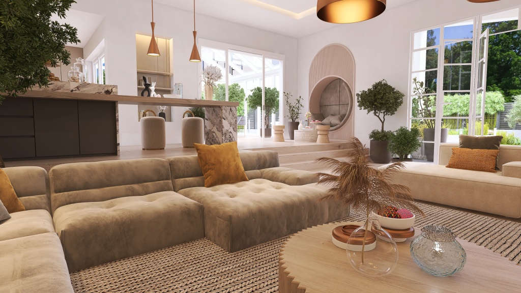 #EasterContest -Pequeña villa 3d design renderings