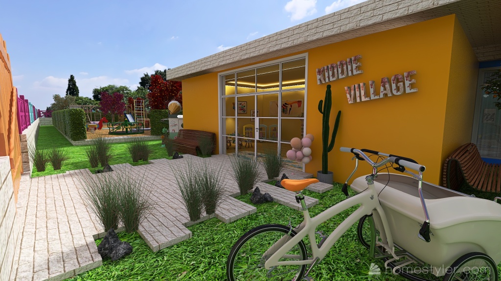 Kiddie's Village 3d design renderings