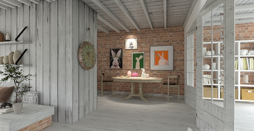 Easter Room 3d design renderings