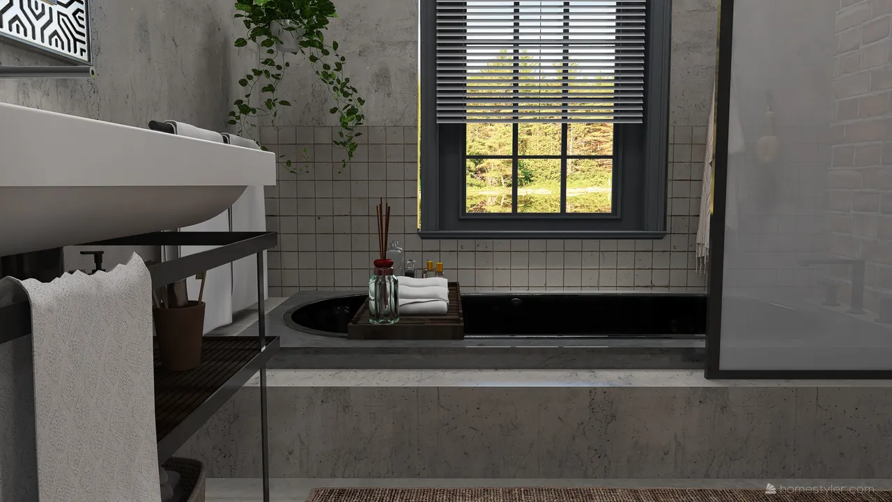 Bathroom 3d design renderings