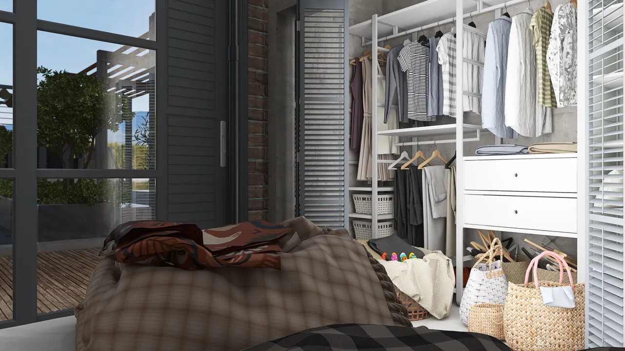 Bedroom 3d design renderings