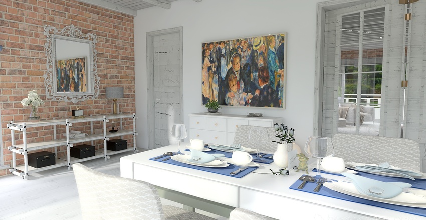 Terrace 3d design renderings