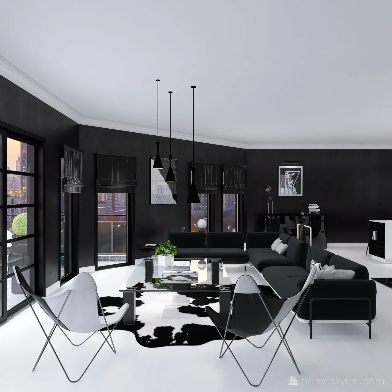 LivingRoom 3d design renderings