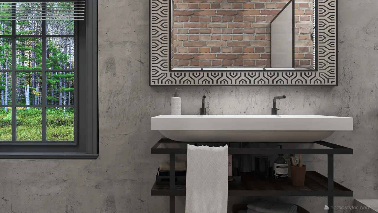 Bathroom 3d design renderings