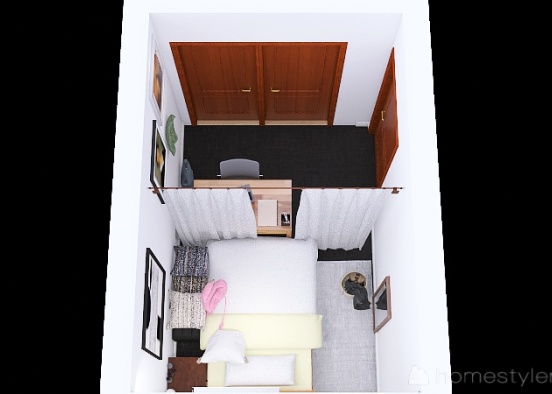 Dorm Room Fall 2022 Design Rendering