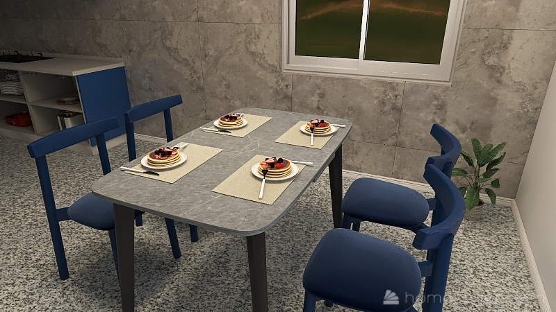 Dining 3d design renderings