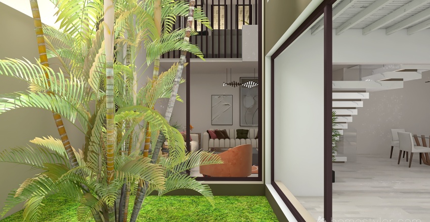 Sunken Lawn 3d design renderings