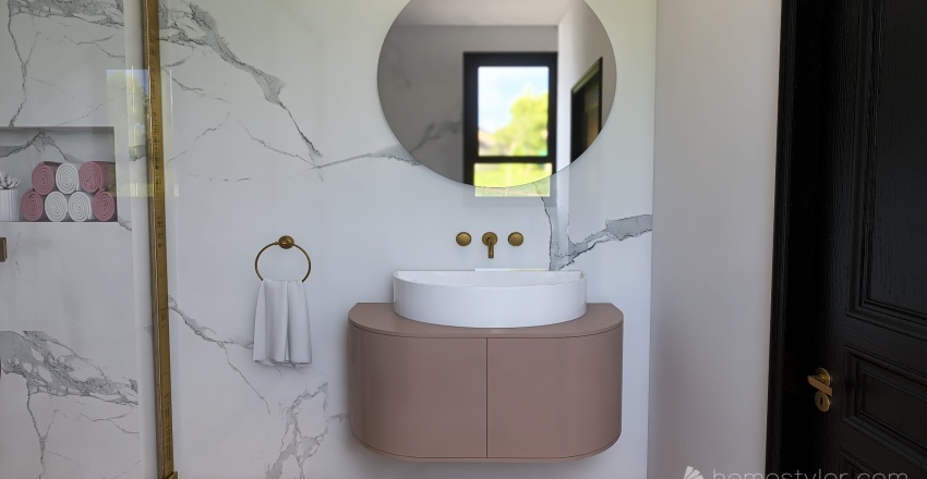 Lauren's Bathroom 3d design renderings