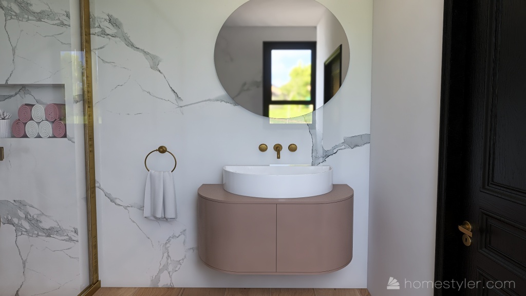 Lauren's Bathroom 3d design renderings