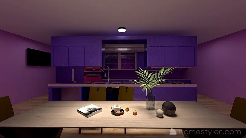 6 Kitchens 3d design renderings