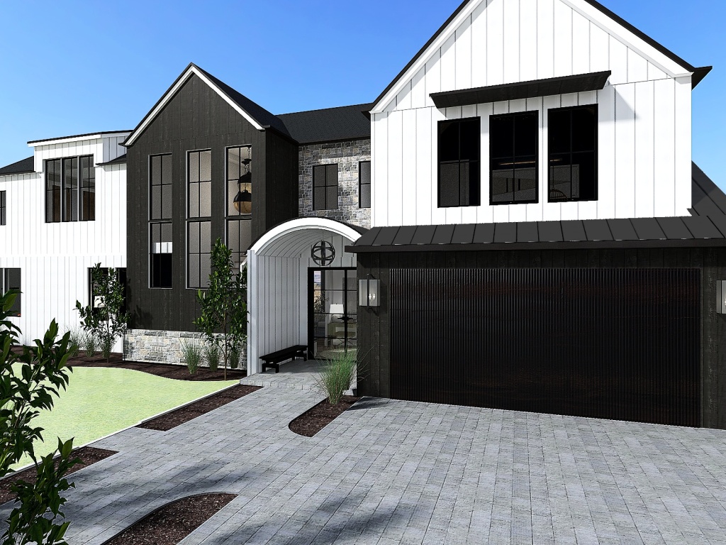 Lake Sammamish Home 3d design renderings