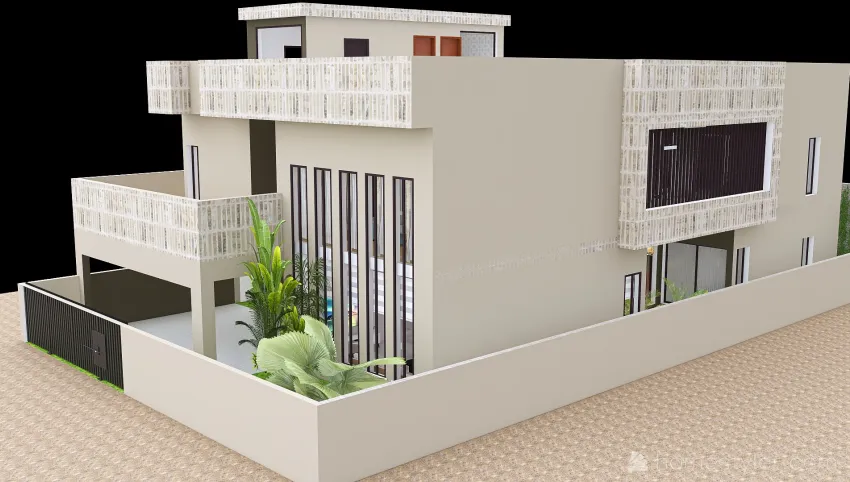 Option 2 Col Nayyer DHA Residence 3d design picture 1049.43