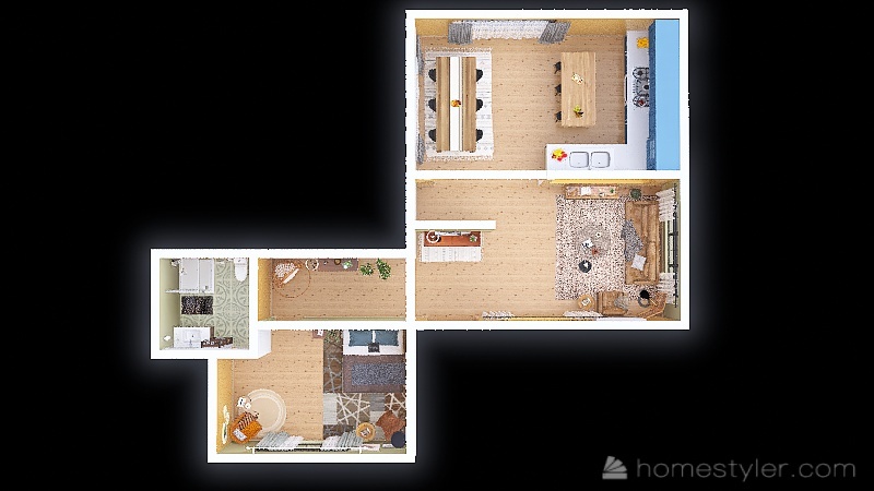 Minimalistic House 3d design picture 109.85