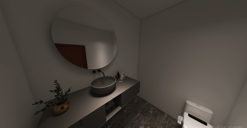 Bathroom 1/2 3d design renderings