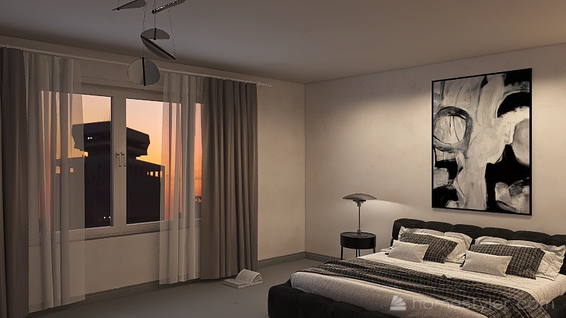 City Apartment 3d design renderings