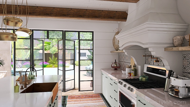 Kitchen 3d design renderings