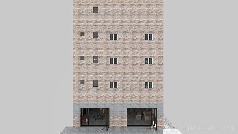 Anne Frank's hiding place house 3d design renderings