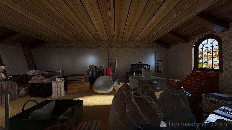 Anne Frank's hiding place house 3d design renderings