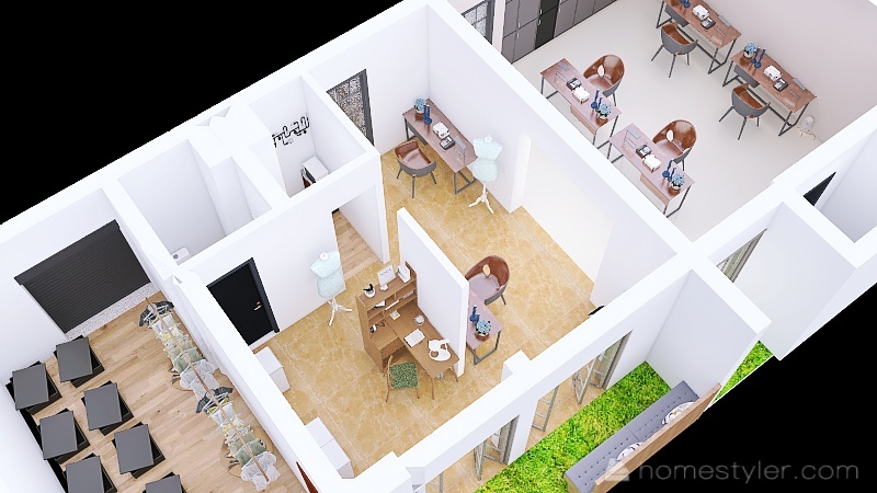 escritorio do t.i 3d design renderings