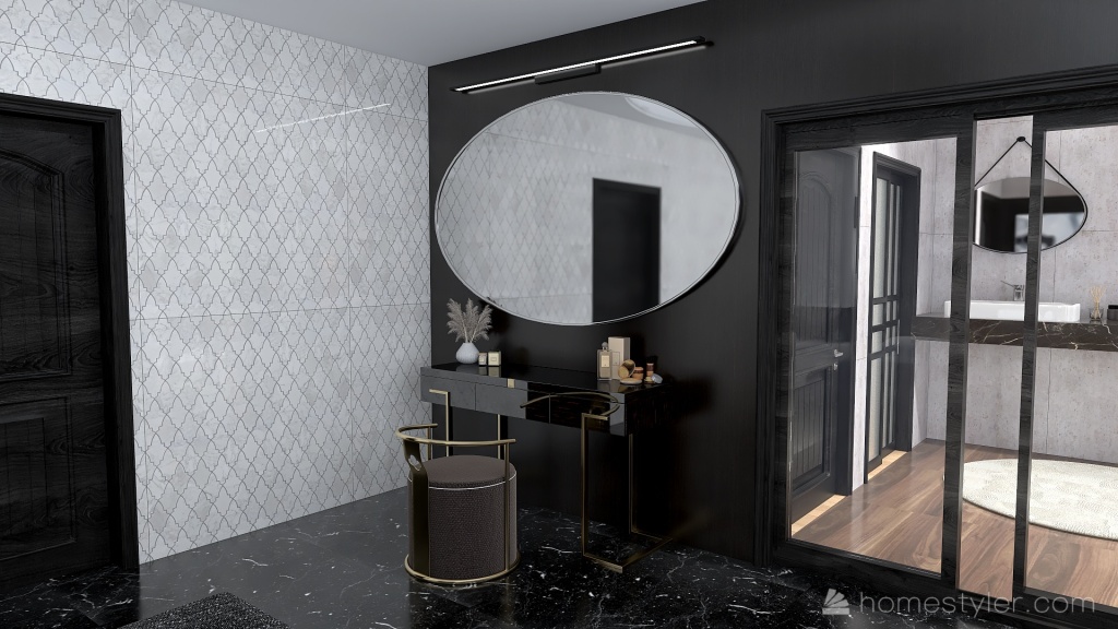 projekt łazienki 3d design renderings
