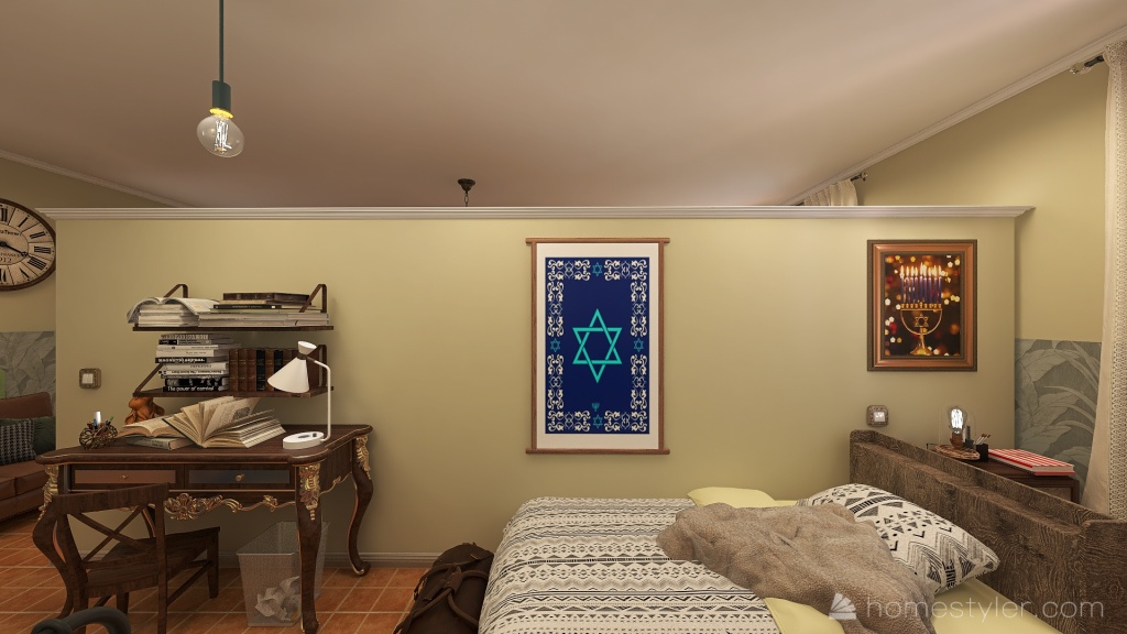 Anne Frank's hiding place house 3d design renderings