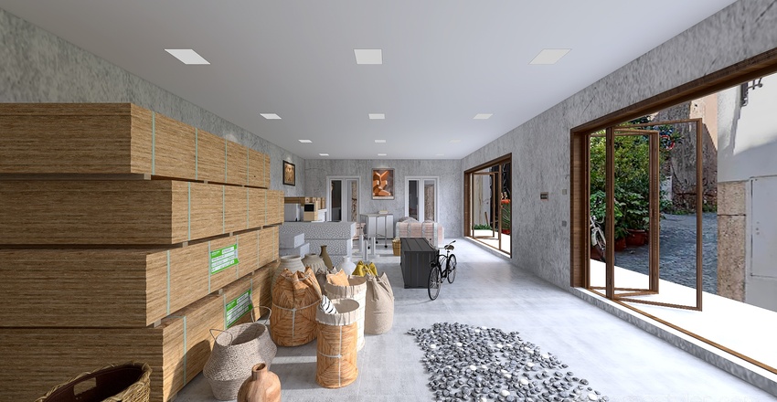 Magazzino 3d design renderings