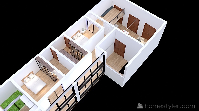 Aquilez lanza sin patio 3d design renderings
