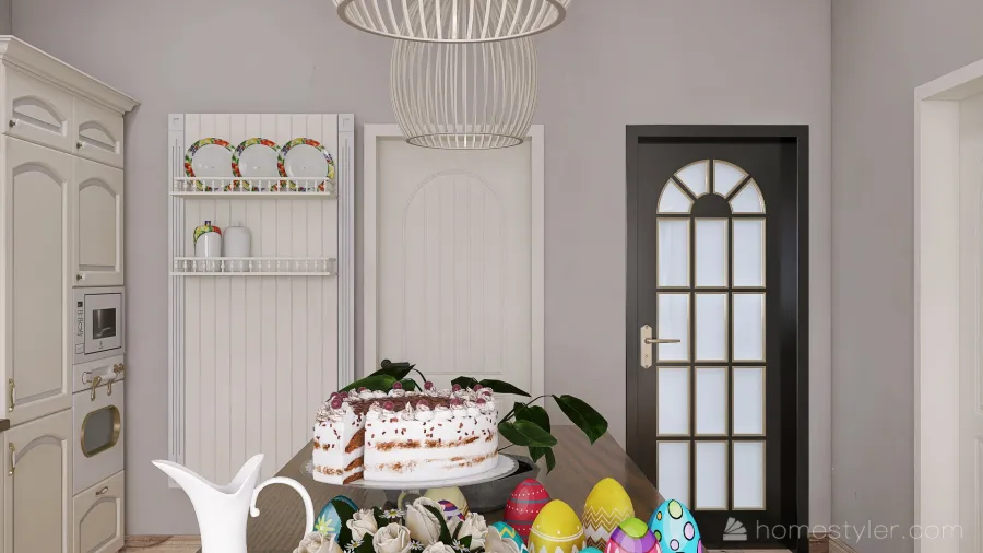 #EasterDayContest Happy Easter 3d design renderings